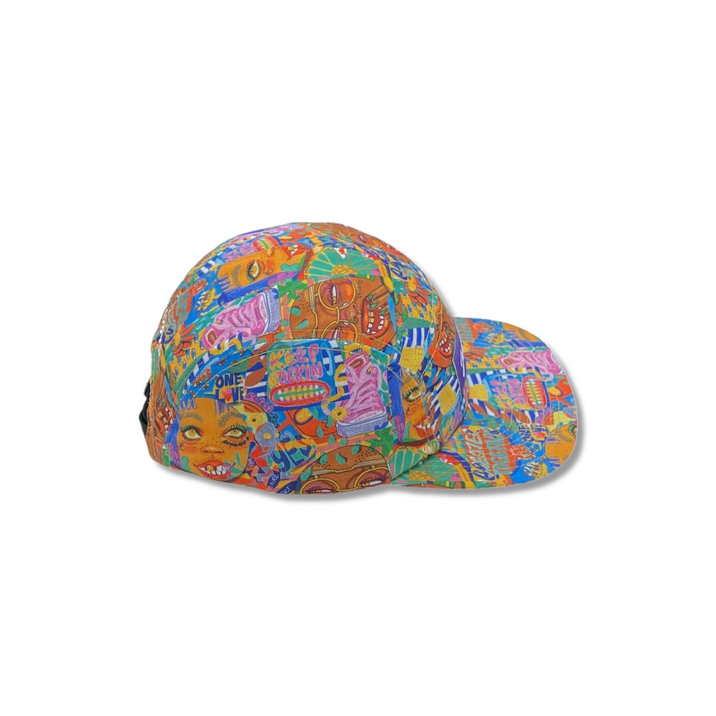 5 Panel Printed Cap | Japanklyn 5 Panel Cap | Japanklyn